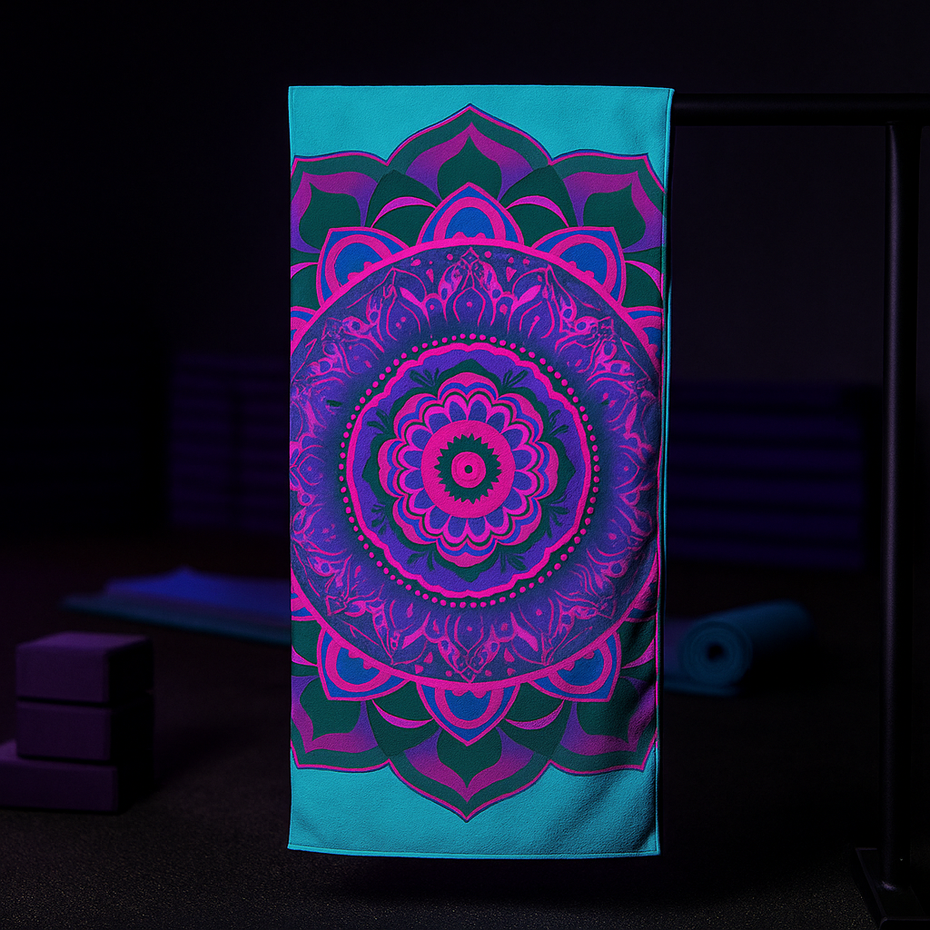 Quick-drying gym towel - Mandala
