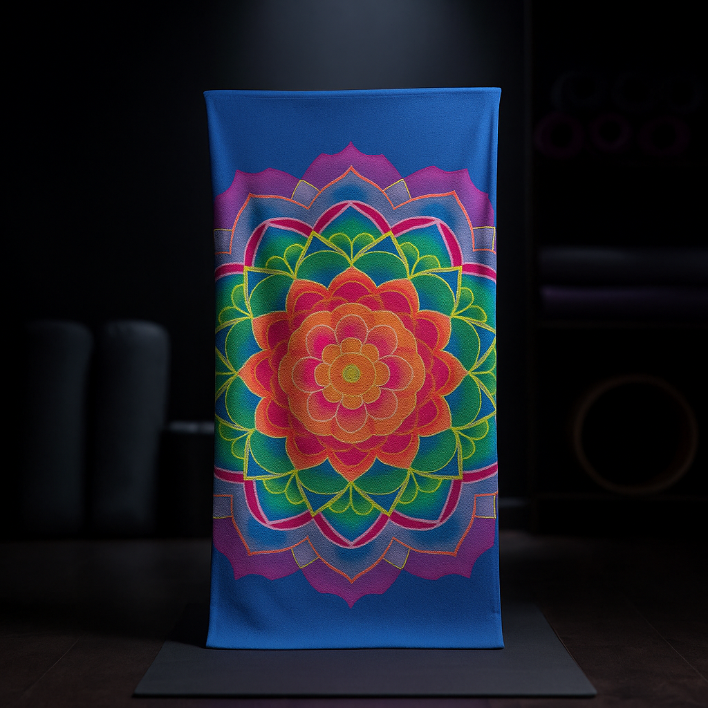 Quick-drying gym towel - Mandala