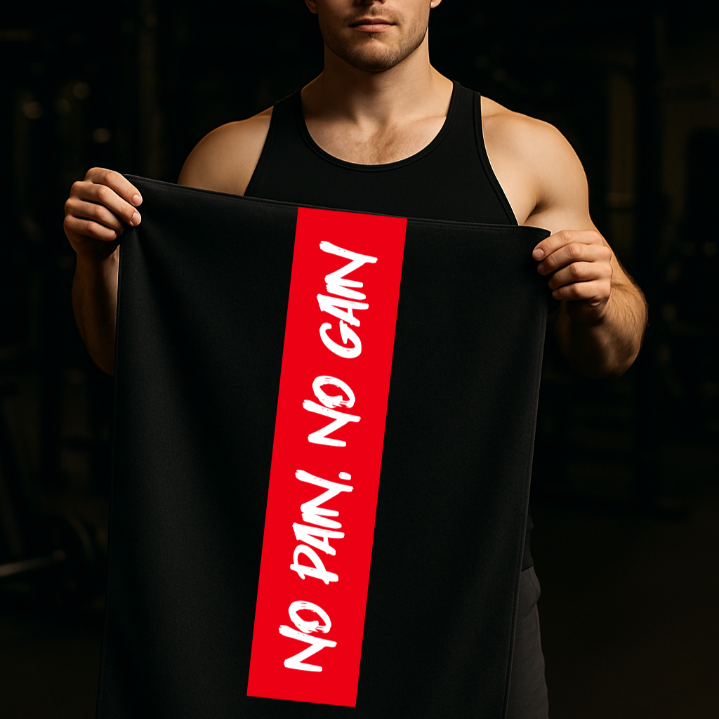 Serviette de sport - No pain no gain
