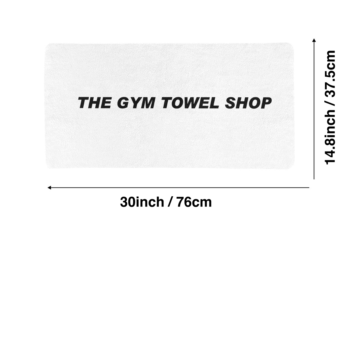 Quick-drying gym towel - Denmark flag