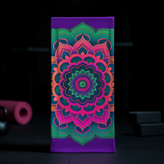 Quick-drying gym towel - Mandala