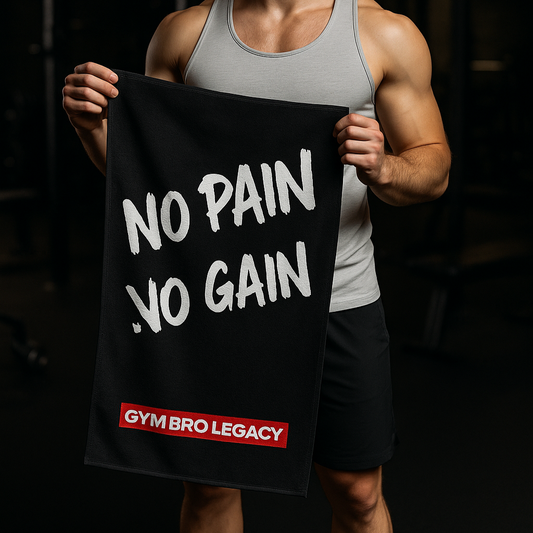 Quick-drying gym towel - No pain No gain