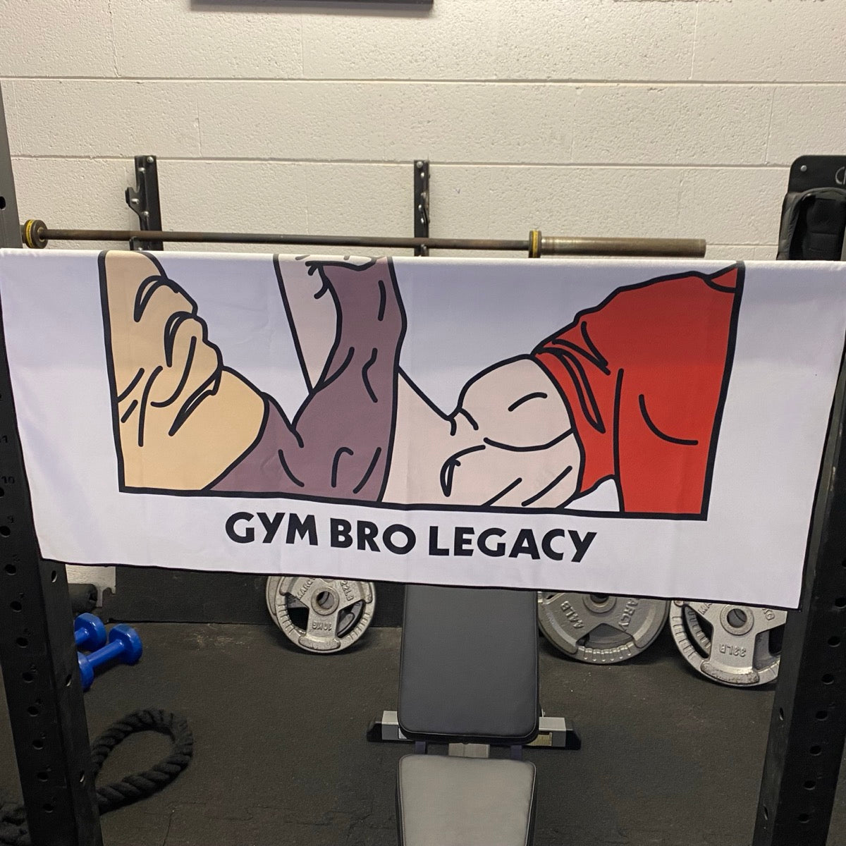 Quick-drying gym towel - Gym bro Legacy