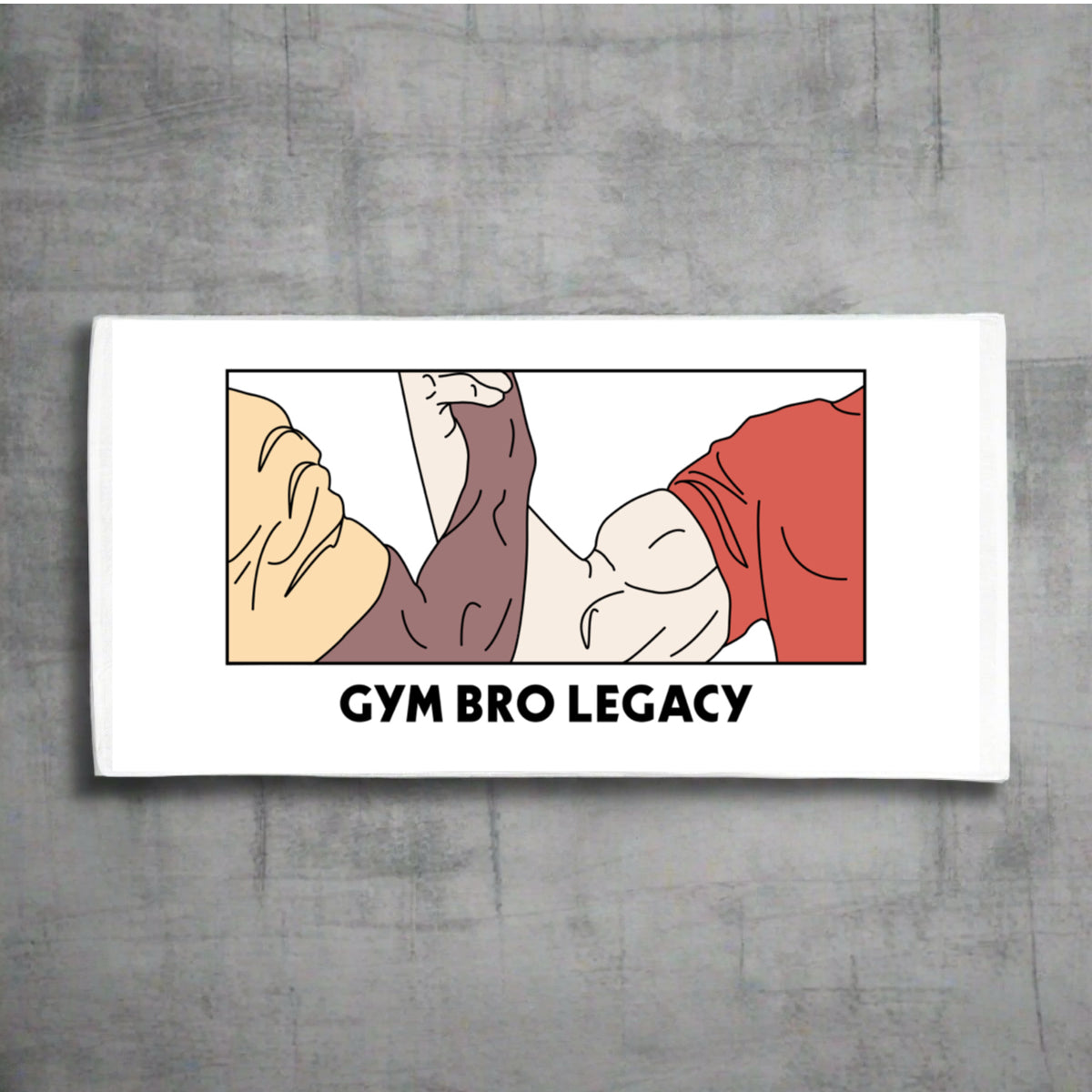Quick-drying gym towel - Gym bro Legacy