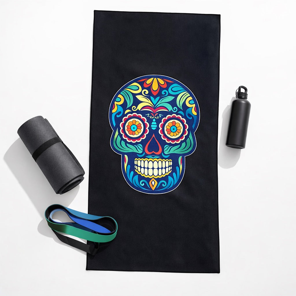 Quick-drying gym towel - Calavera
