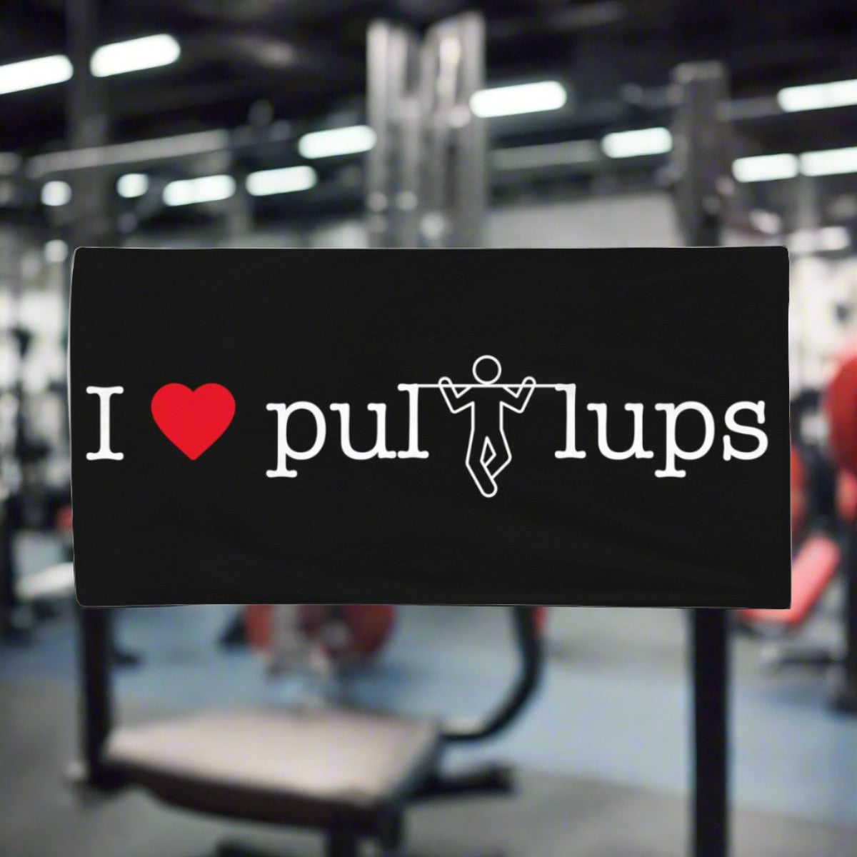 Serviette de sport - I love pullups